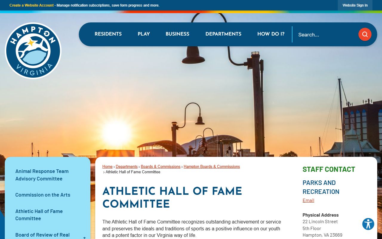 Hampton Police Division records