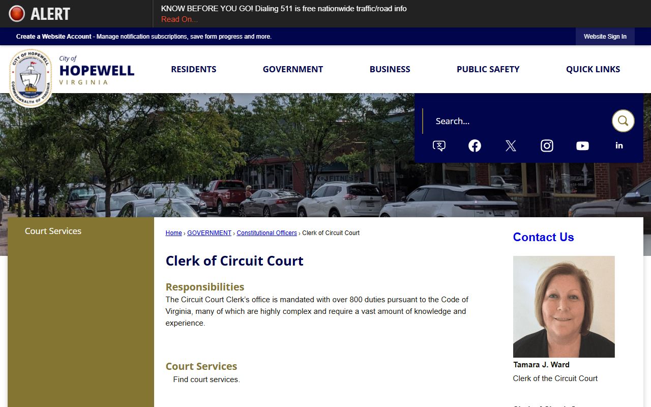 Hopewell Police Department arrest records