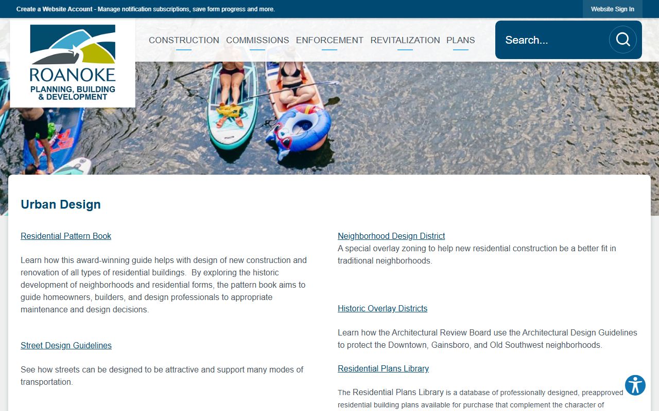 Roanoke Police Department records page